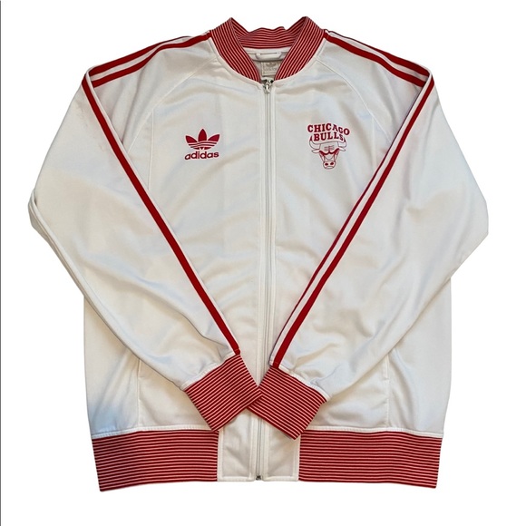 Adidas Chicago Bulls Zip Up-Small (Fits Medium) - Picture 1 of 2